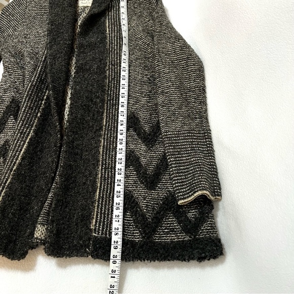 *SOLD* Anthropologie Angel of the North Equinox Gray Open Cardigan Sweater - Picture 13 of 13